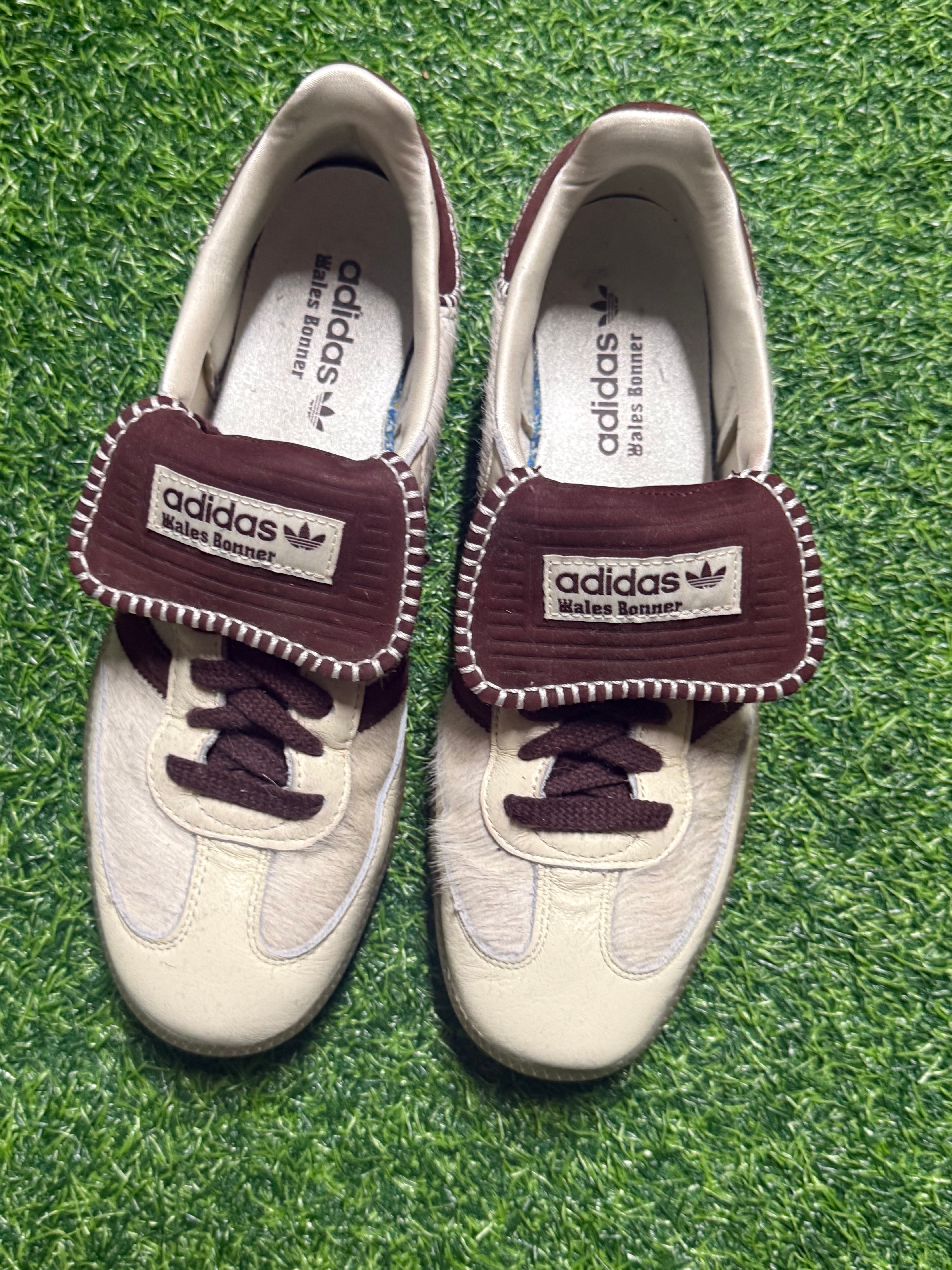 Wales Bonner × adidas Samba Pony Tonal Low "Cream White/Mystery Brown"