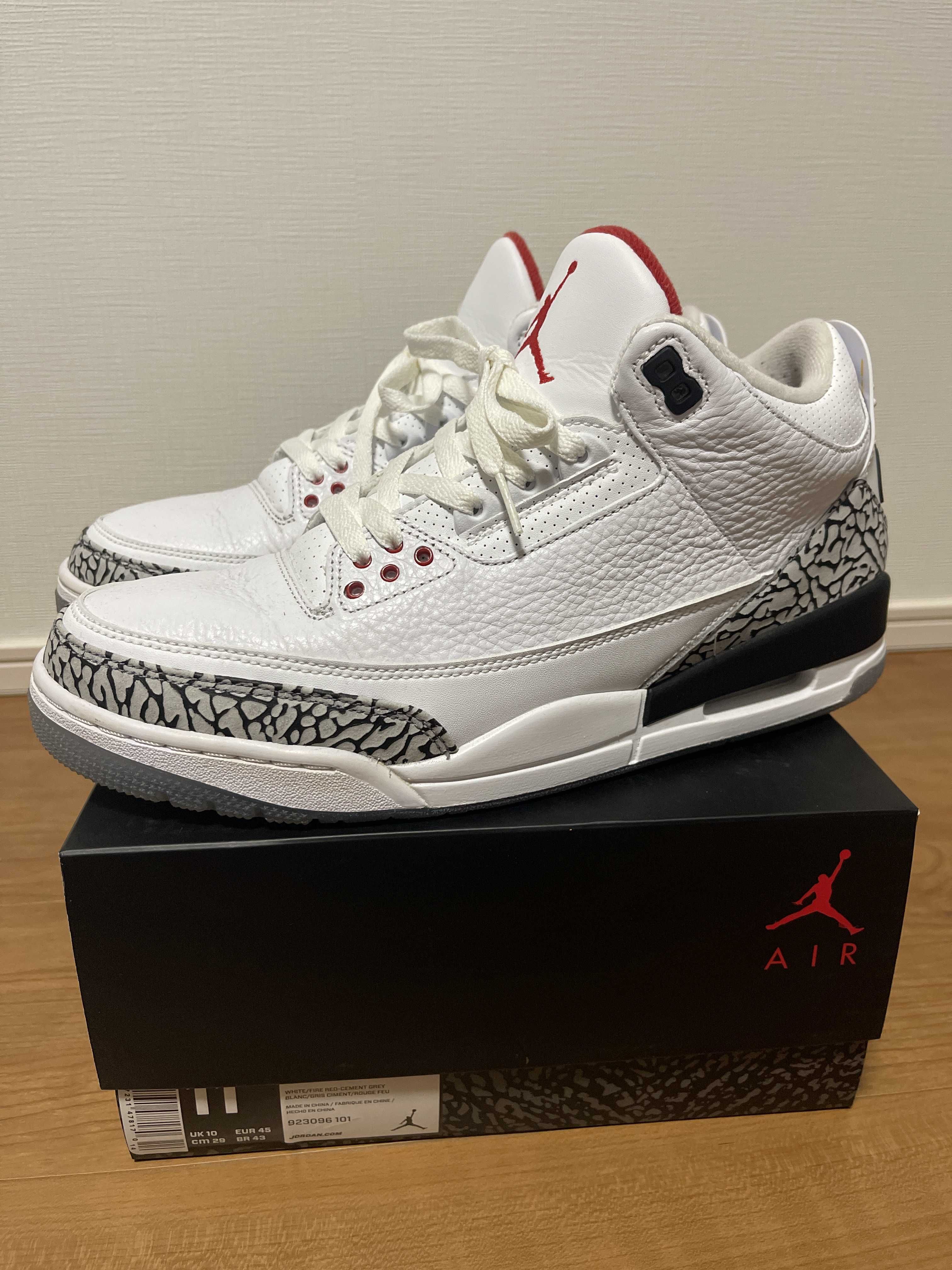 Nike Air Jordan 3 Retro "Free Throw Line White Cement"