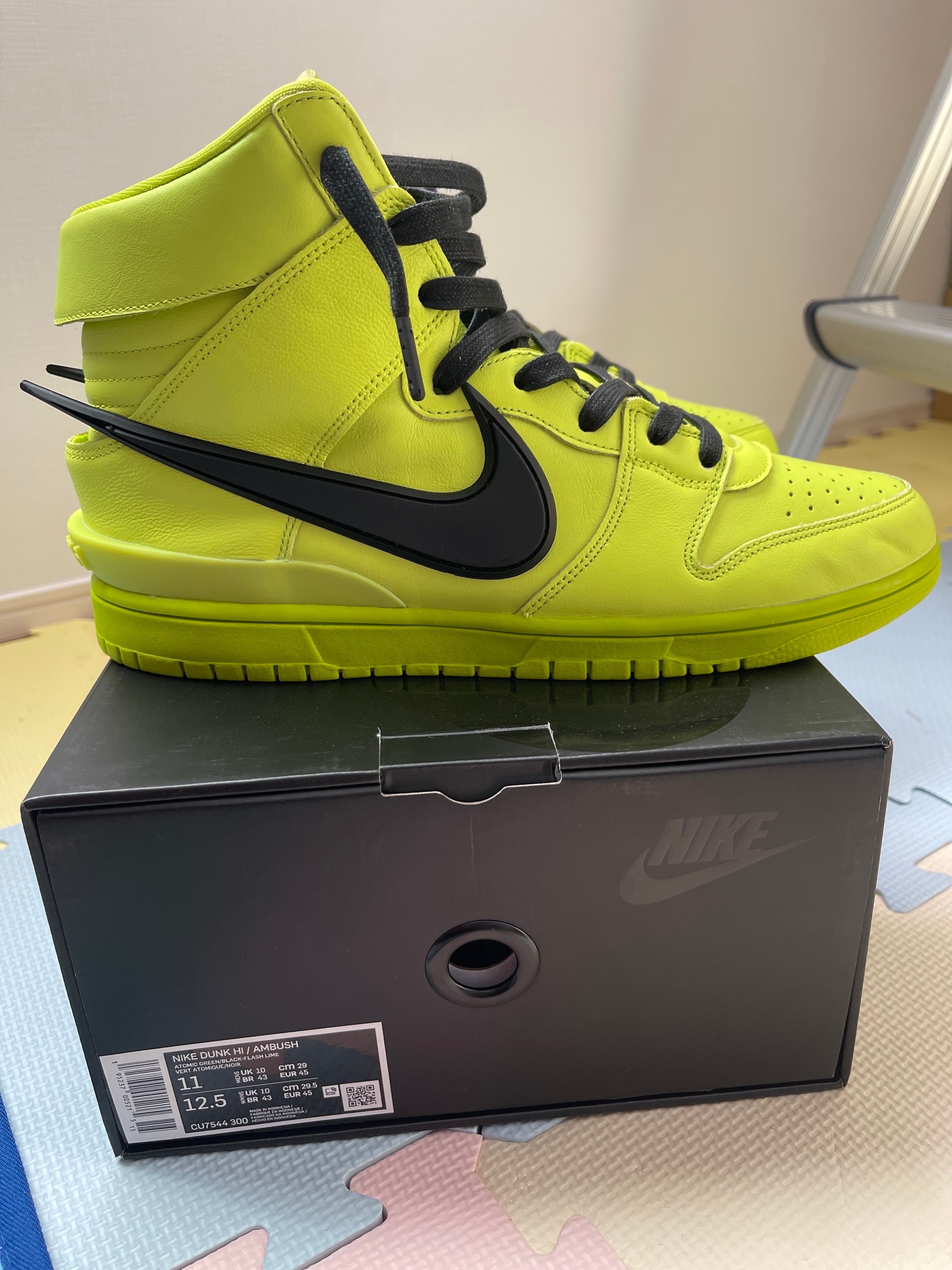 AMBUSH × NIKE DUNK HIGH "FLASH LIME"
