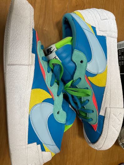 KAWS × sacai × Nike Blazer Low "Neptune Blue"