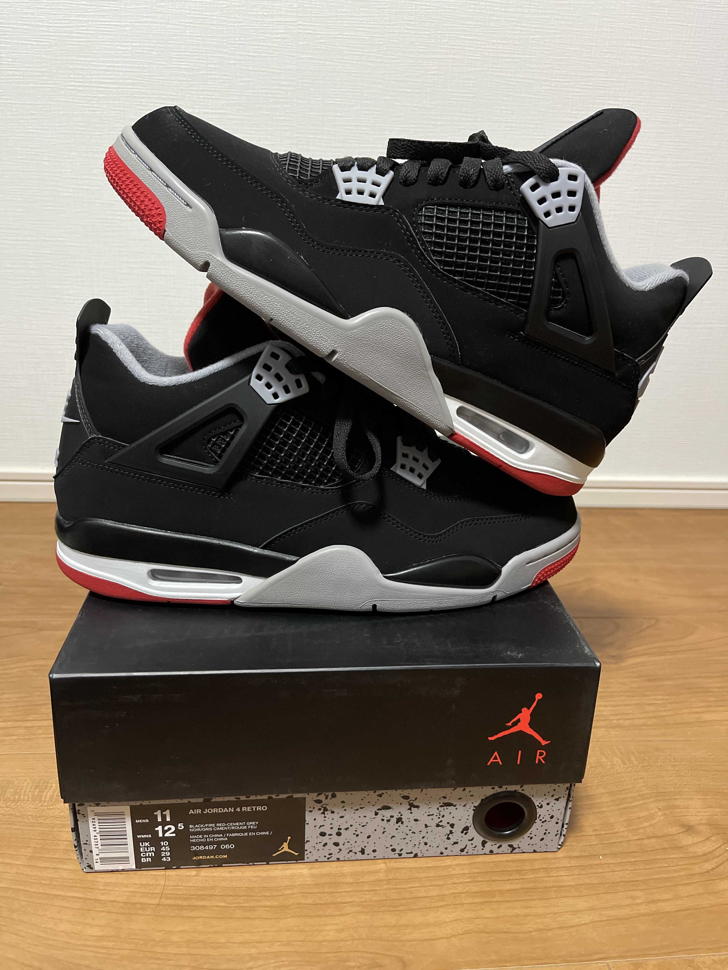 Nike Air Jordan 4 Retro "Bred" (2019)  