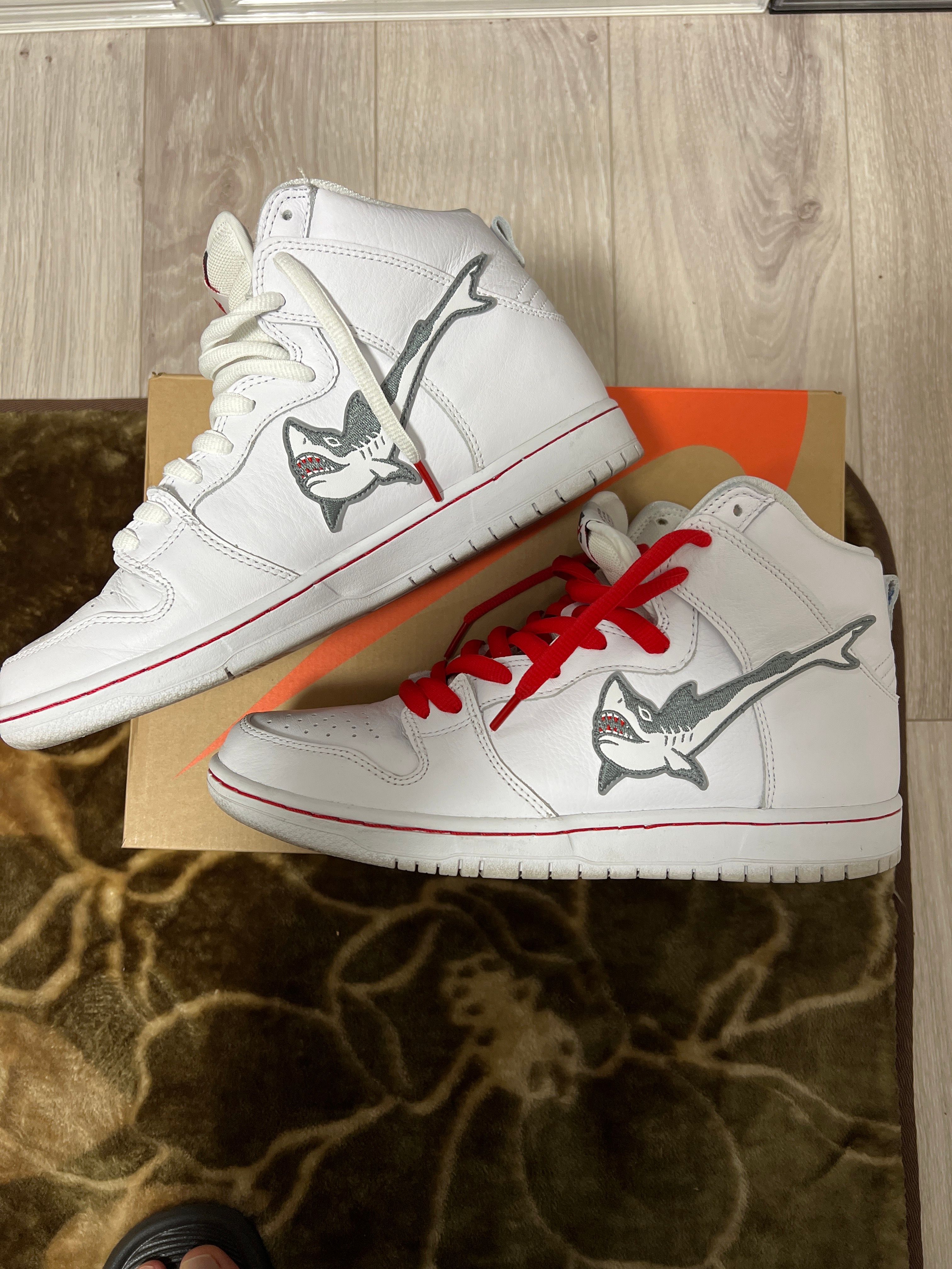 Oski x Nike SB Dunk High "Great White Shark"