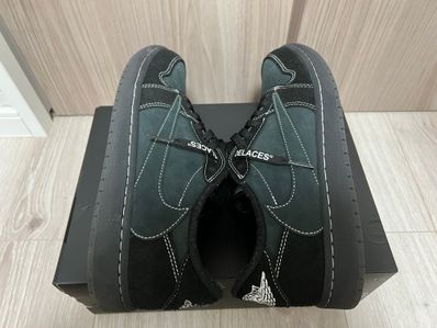 Travis Scott × Nike Air Jordan 1 Low OG SP "Black Phantom"