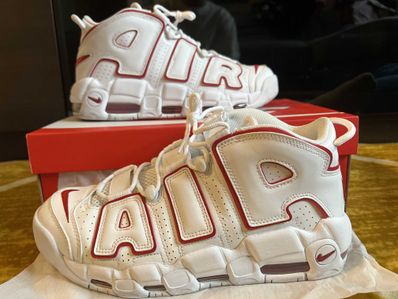 NIKE AIR MORE UPTEMPO "WHITE/VARSITY RED" (2021)