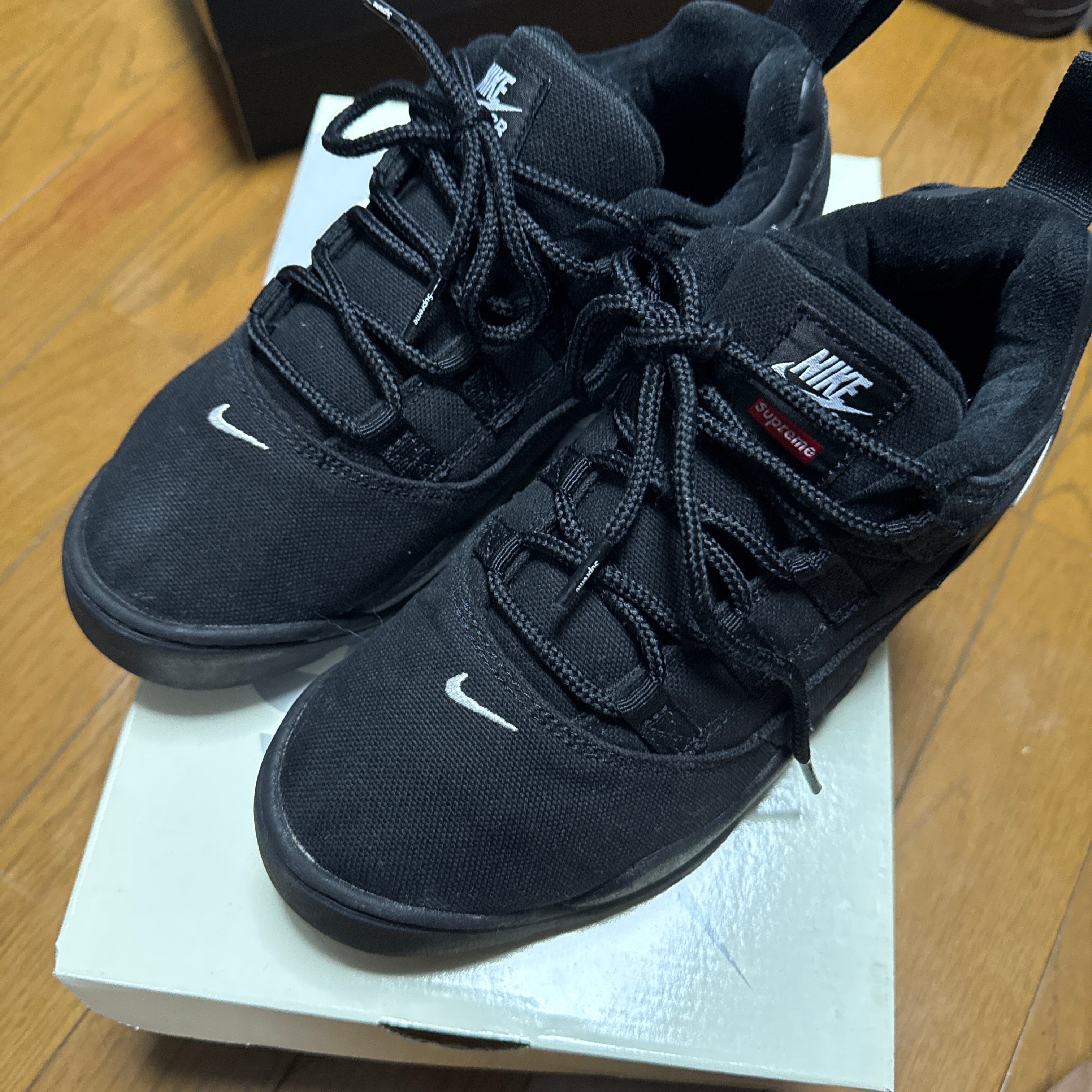 シュプリーム × ナイキ SB ダーウィン ロー "ブラック"