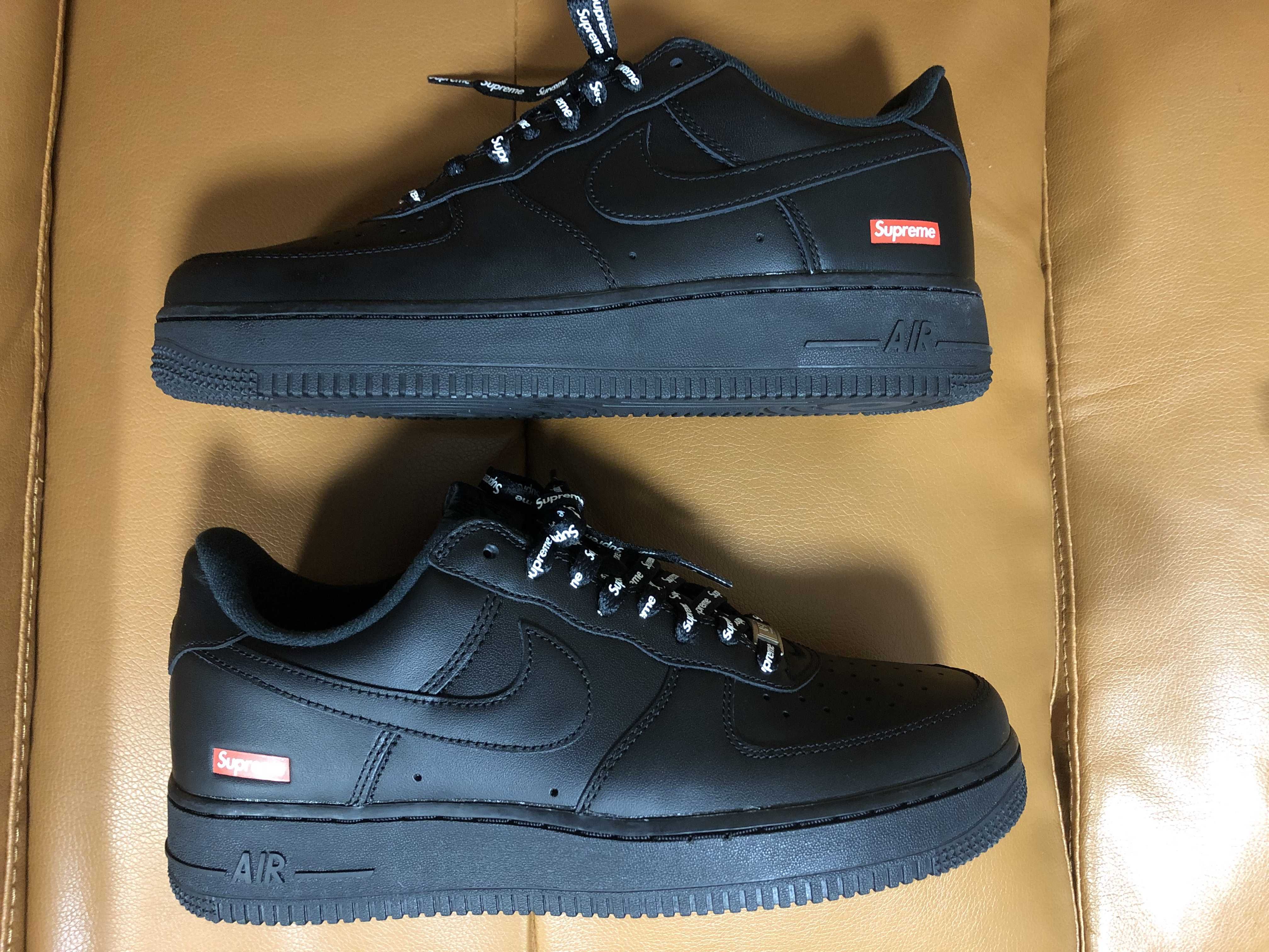 Supreme × Nike Air Force 1 Low "Black"