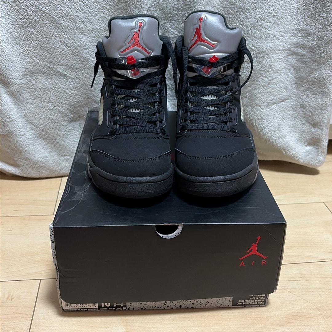 Nike Air Jordan 5 Retro OG "Black/Fire Red/Metallic Silver/White" (2016)