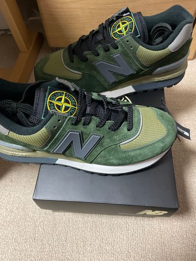 Stone Island × New Balance 574 Legacy "Dark Green"