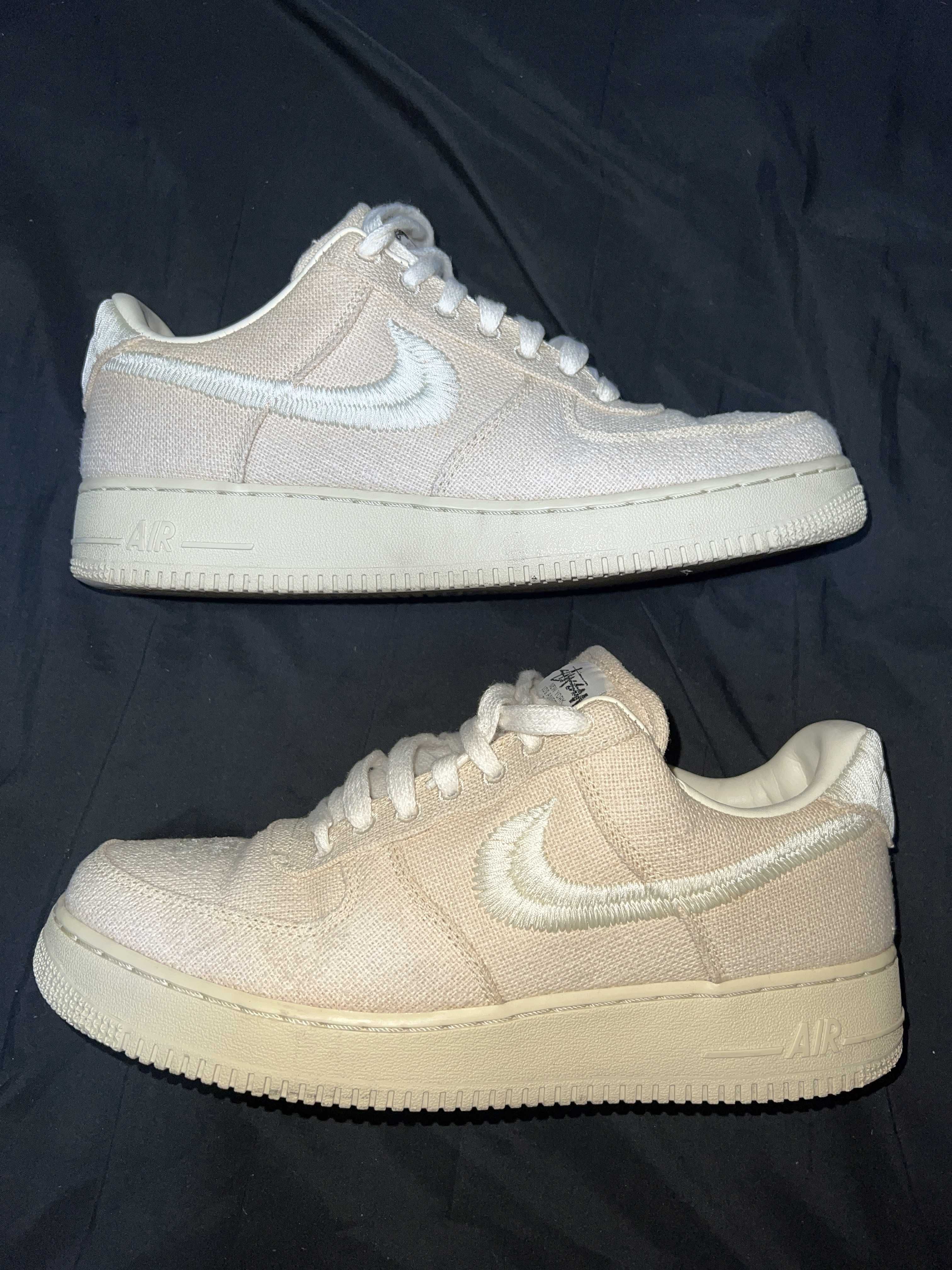 Stussy × Nike Air Force 1 Low "Fossil Stone"