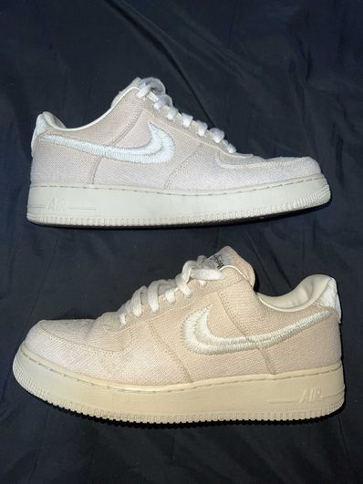 Stussy × Nike Air Force 1 Low "Fossil Stone"