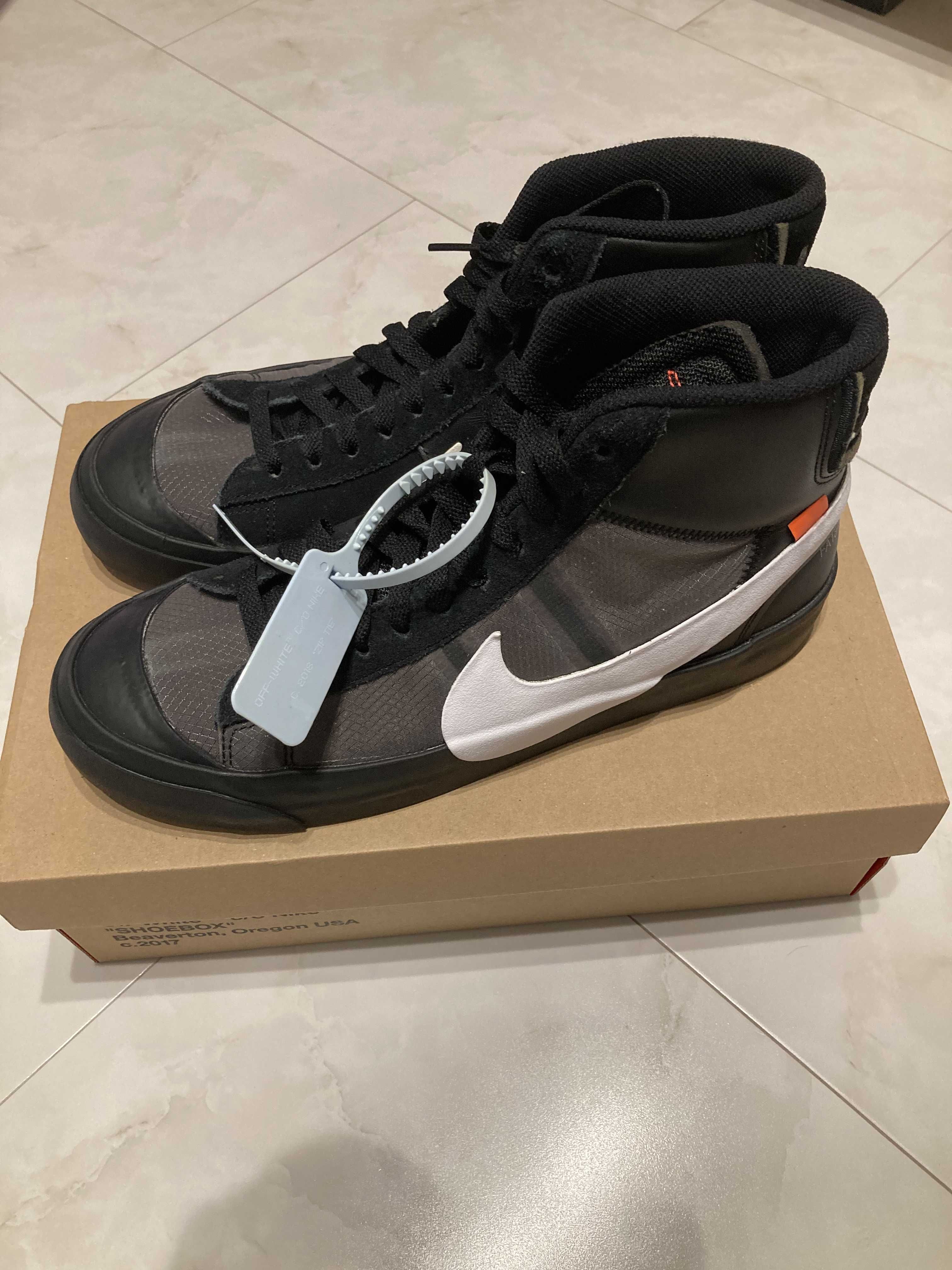 Off-White × Nike Blazer Studio Mid "Grim Reaper"