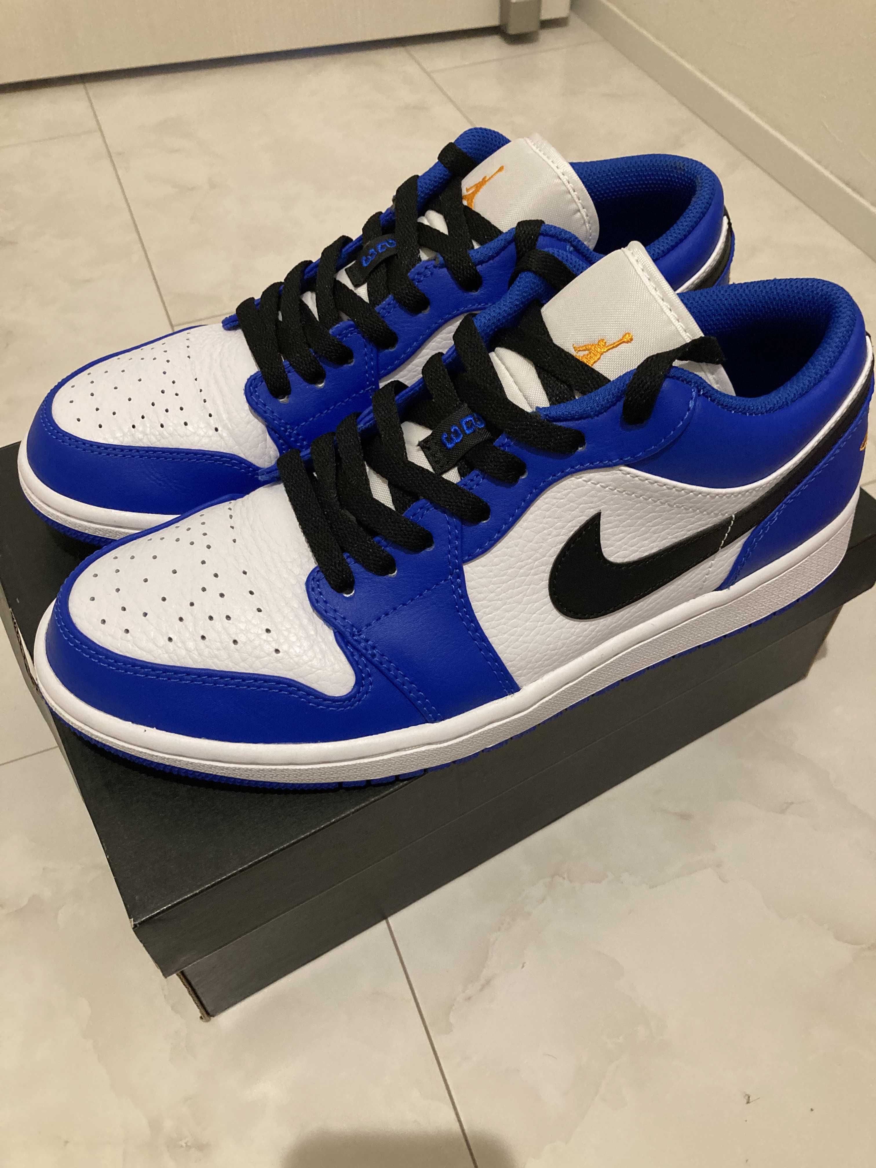 Nike Air Jordan 1 Low "White/Blue/Orange"