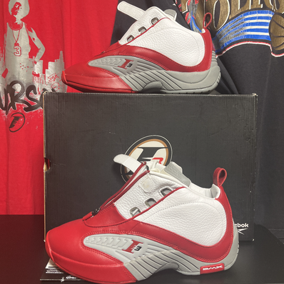 Reebok Classic Answer IV "Flash Red/White/Medium Grey Heather Solid Grey"