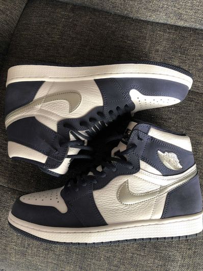 Nike Air Jordan 1 High OG CO.JP "White/Midnight Navy" (2020)(ブリーフケースなし)