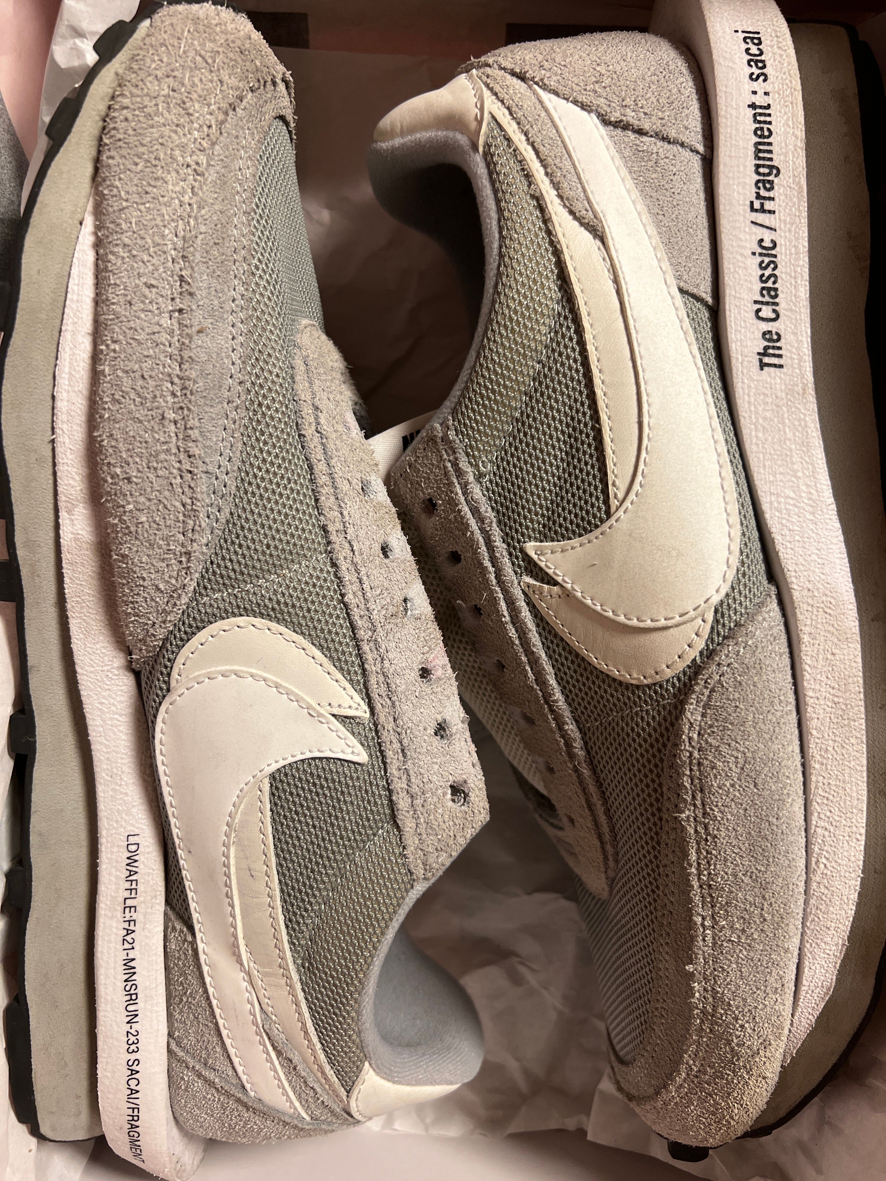 Fragment × sacai × Nike LD Waffle "Light Smoke Grey"