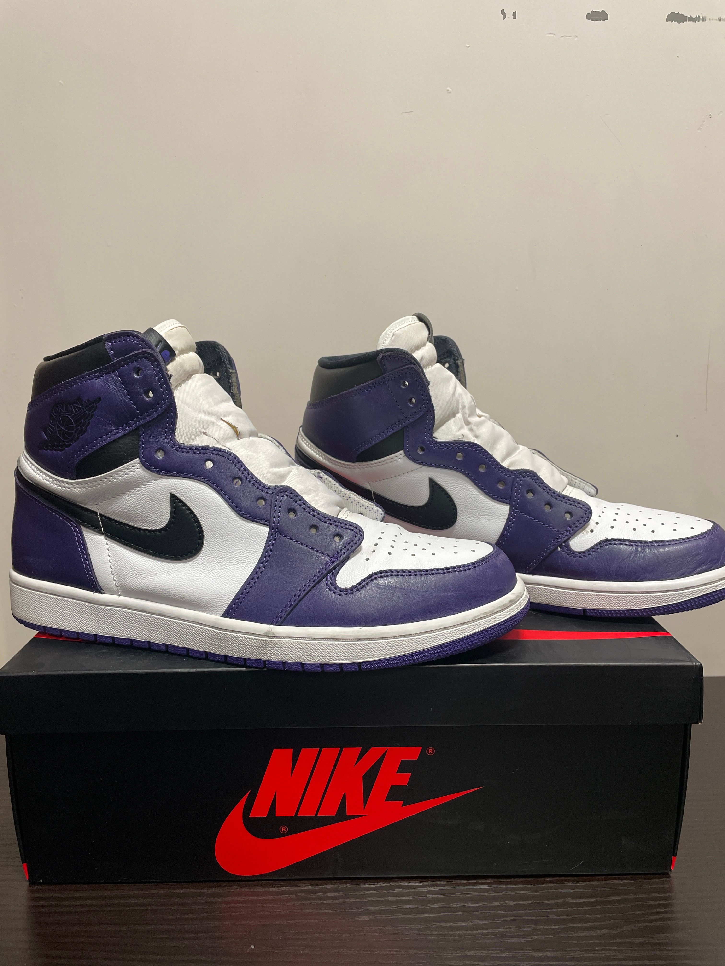 Nike Air Jordan 1 Retro High OG "Court Purple White/Black" (2020)