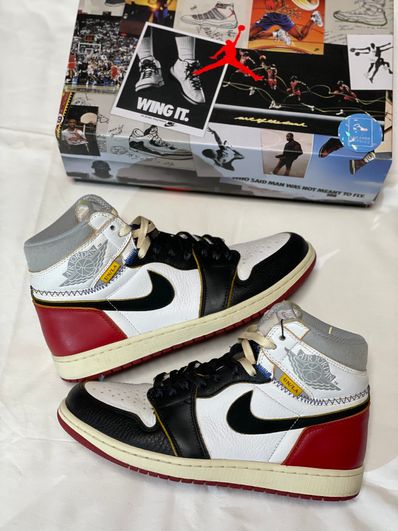 UNION × Nike Air Jordan 1 Retro High OG NRG "Varsity Red/Wolf Grey"