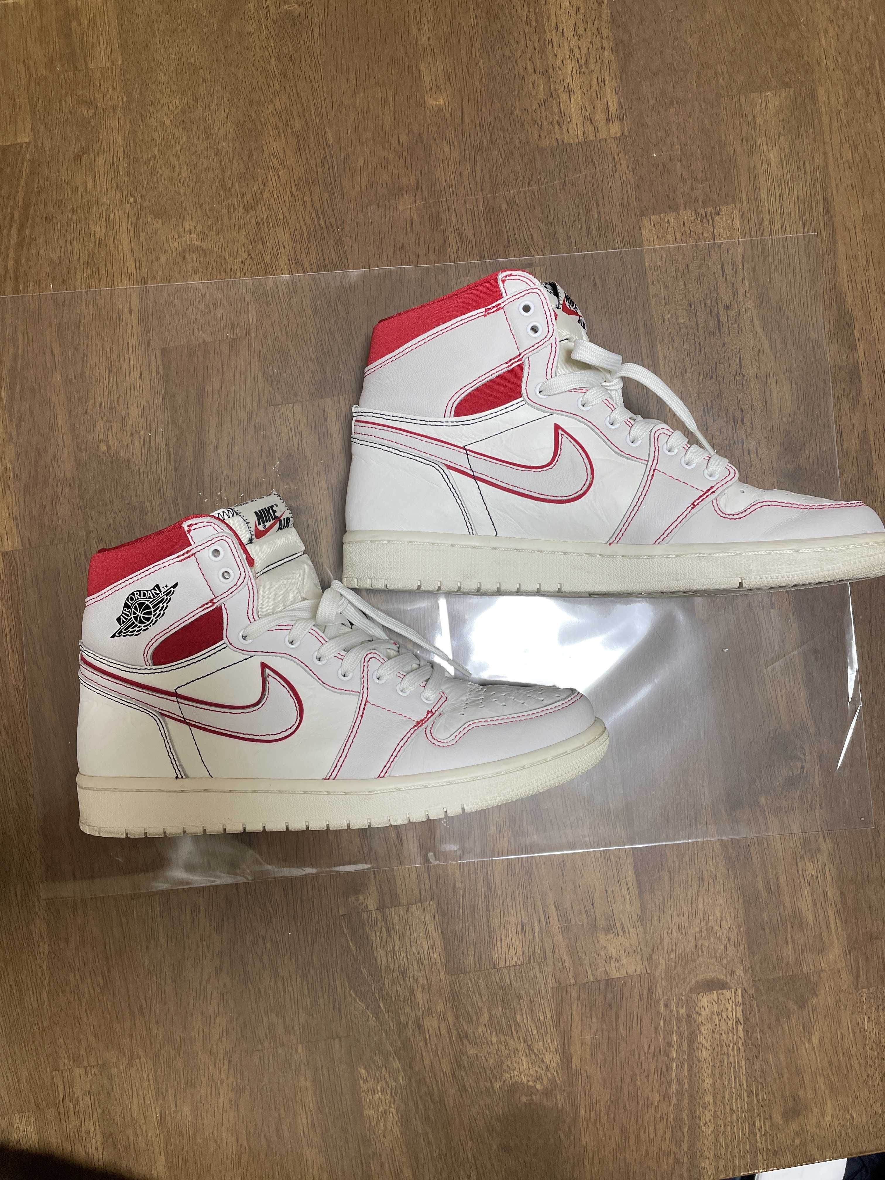 Nike Air Jordan 1 Retro High OG "Sail/University Red"     