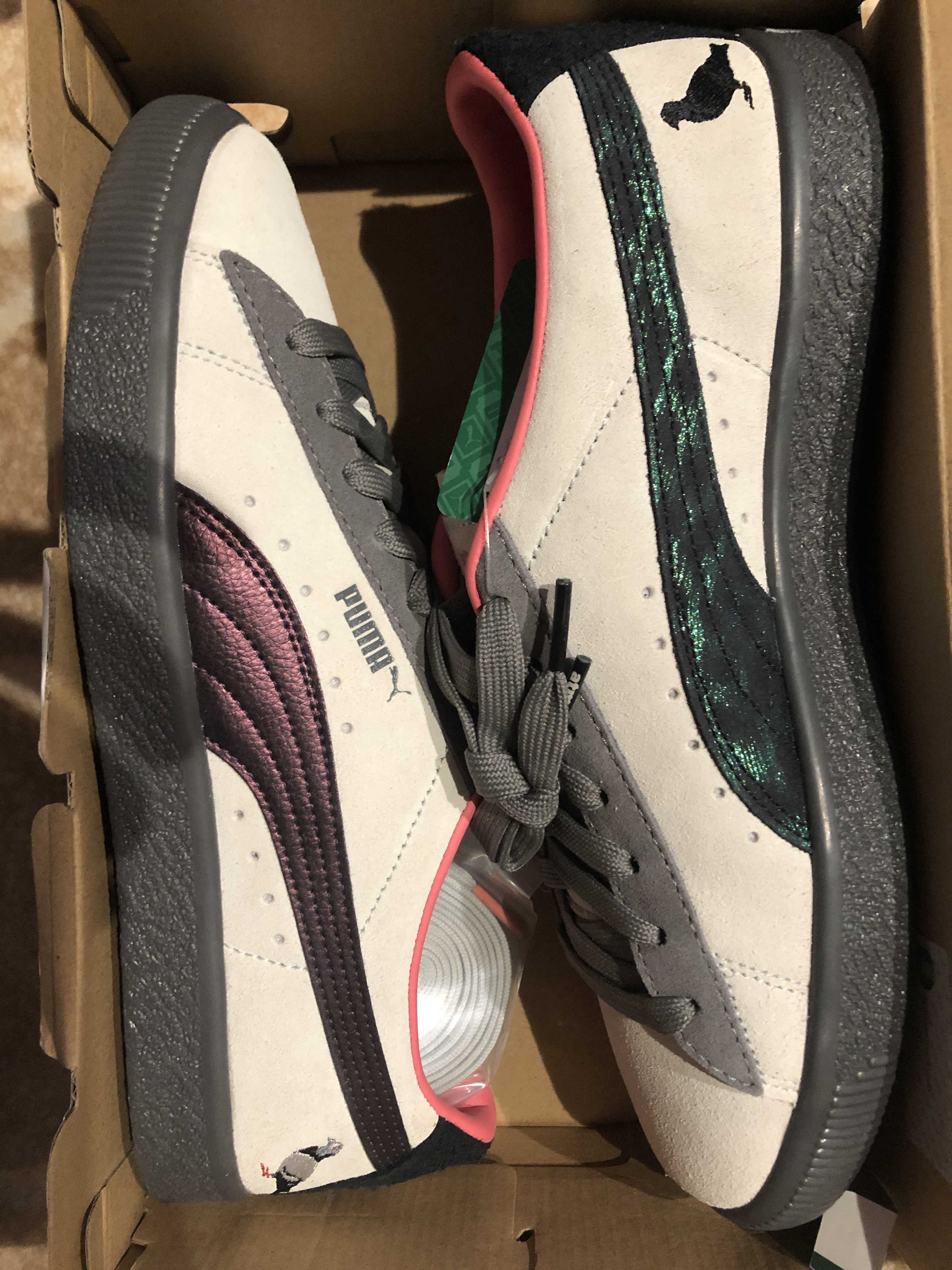 Staple × Atmos × Puma Suede "Natural Grey" 