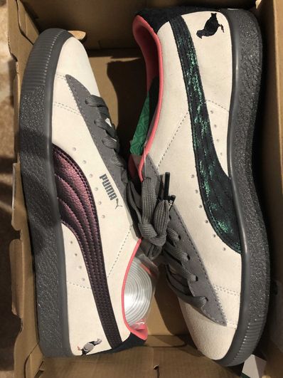 Staple × Atmos × Puma Suede "Natural Grey"