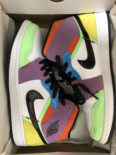 Nike Women's Air Jordan 1 Mid "Multi Color"
