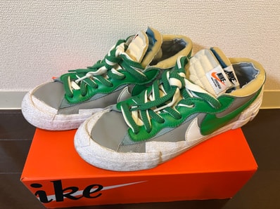 sacai × Nike Blazer Low "Classic Green"