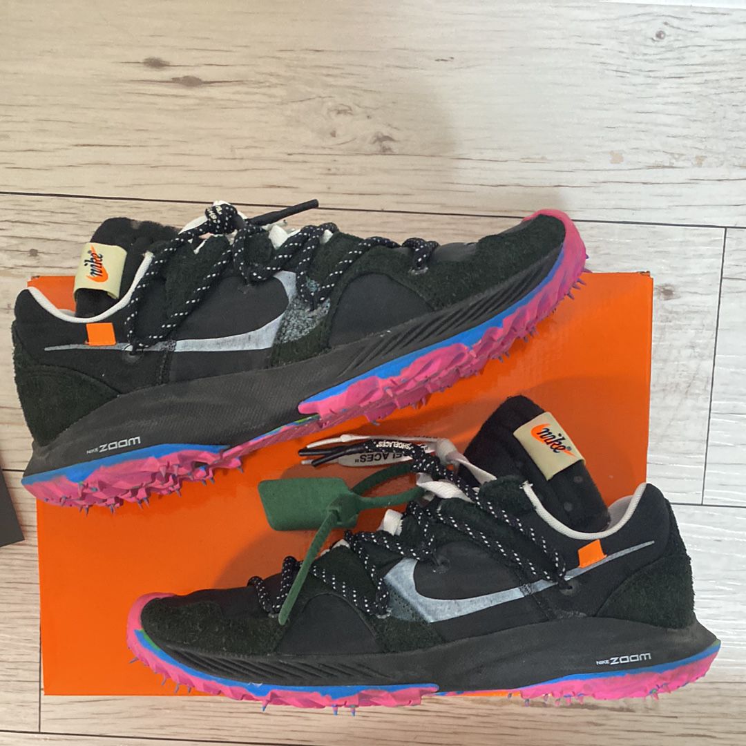 Off-White × Nike Women's Zoom Terra Kiger 5 "Black"