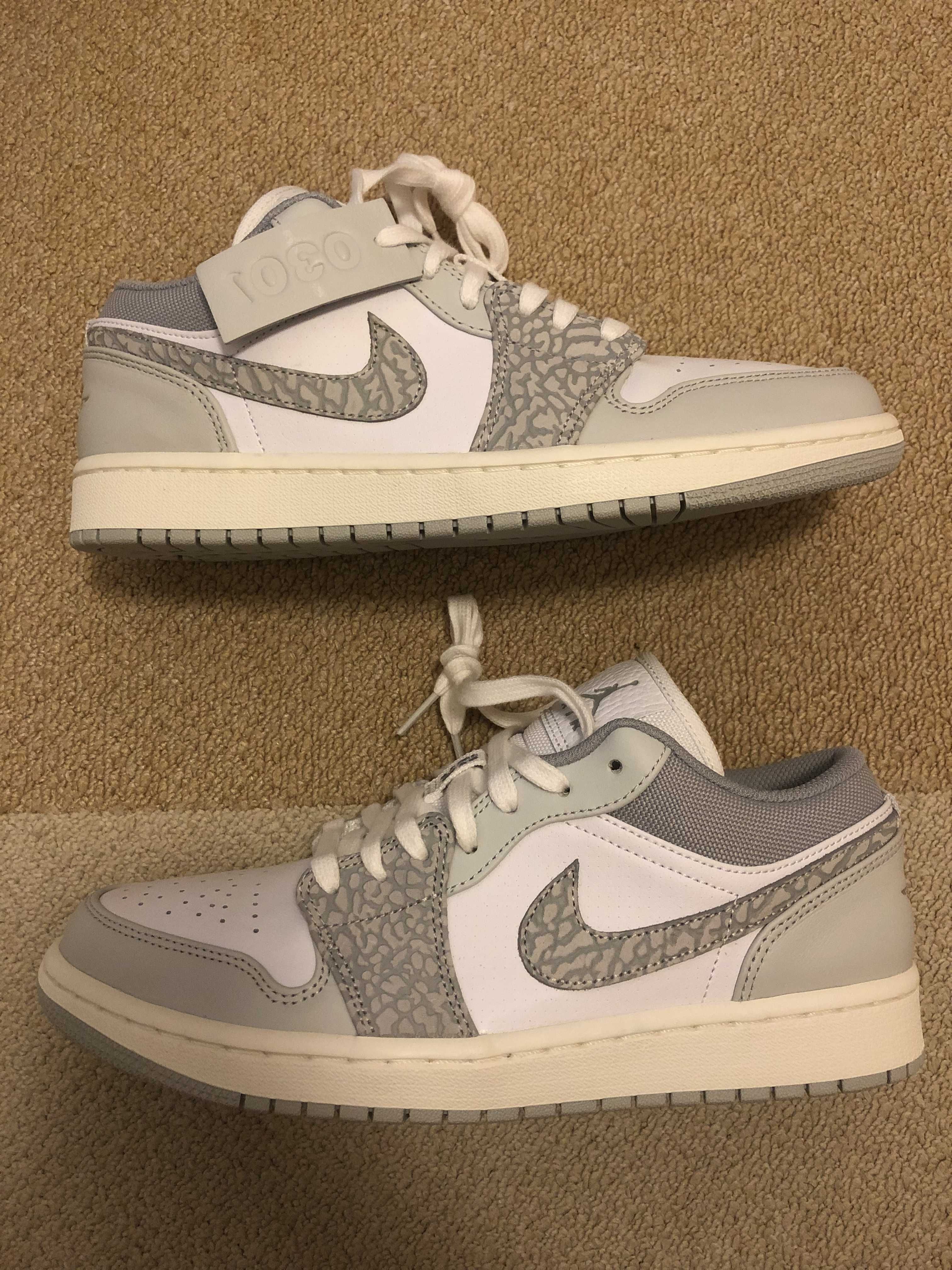 Nike Air Jordan 1 Low Premium "Elephant Print/Safari"    