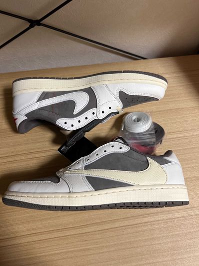 Travis Scott × Nike Air Jordan 1 Low OG SP "Reverse Mocha/Sail and Ridgerock"