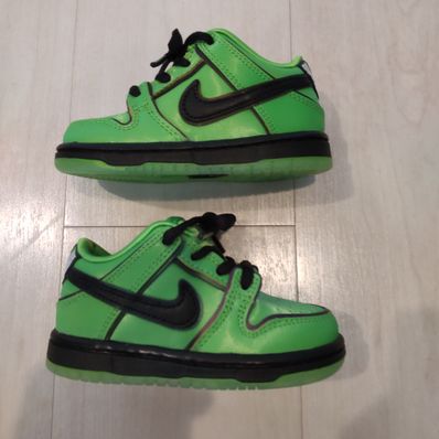 The Powerpuff Girls × Nike SB TD Dunk Low Pro QS "Buttercup"