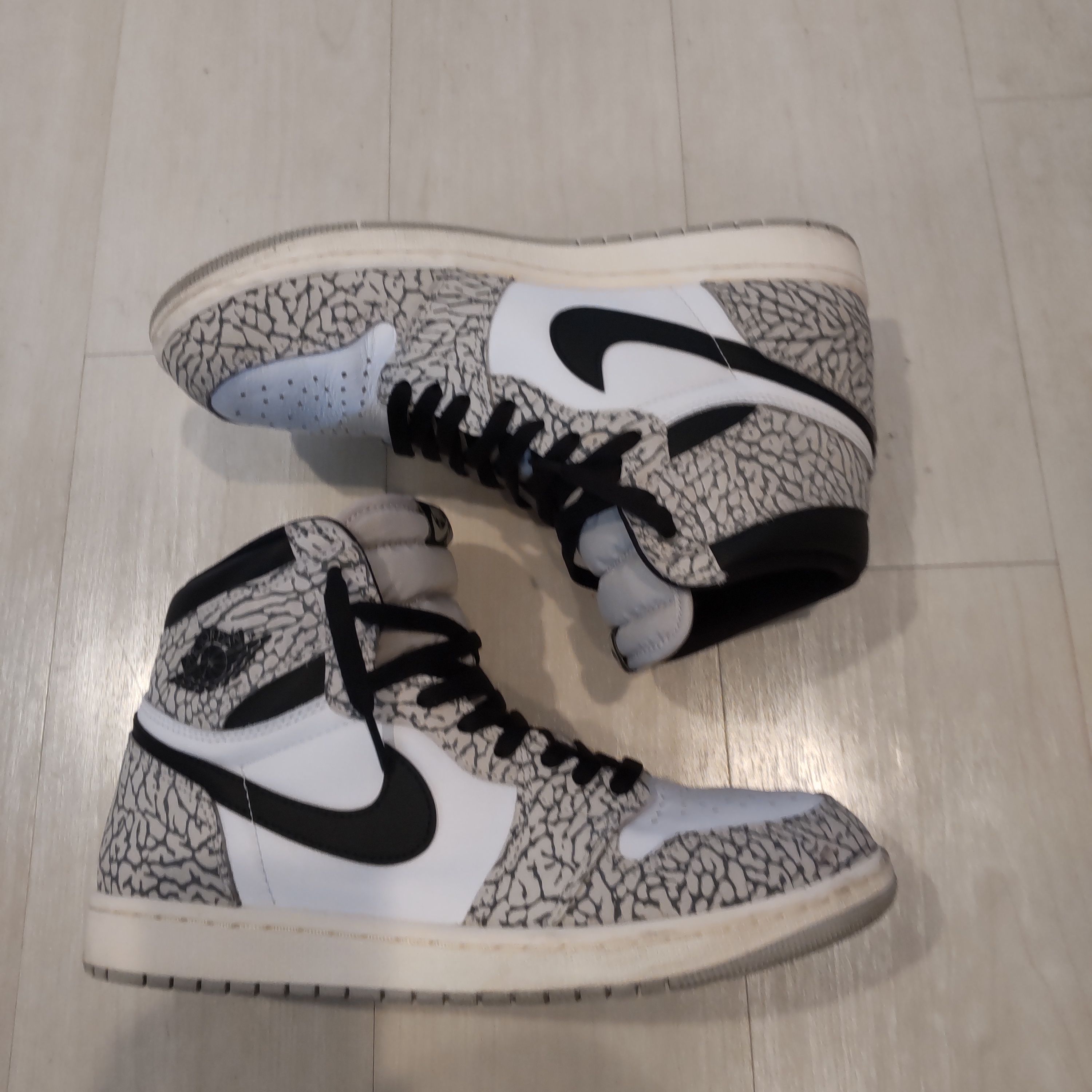 Nike Air Jordan 1 High OG "White Cement/Safari"