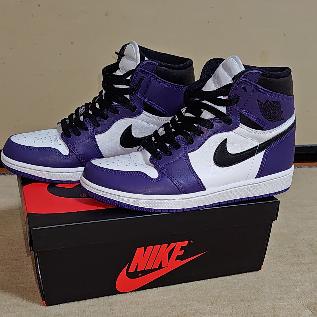 Nike Air Jordan 1 Retro High OG "Court Purple/White/Black" (2020)