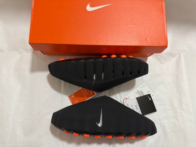 Nike Mind 001 Mules "Black/Hyper Crimson"