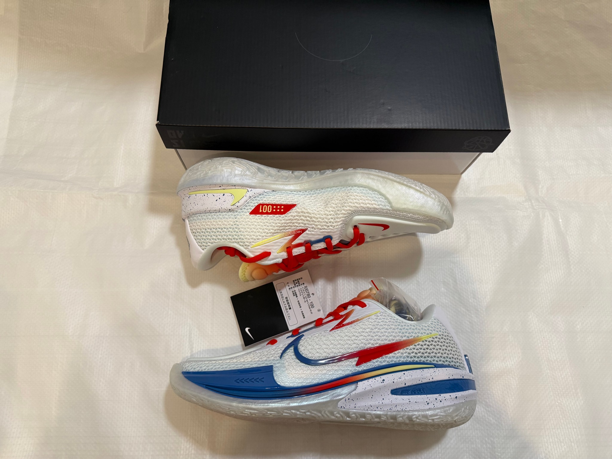 TITAN × Dylan Harper × Nike GT Cut "White/Chile Red" (IU0779-100/IU0780-100)