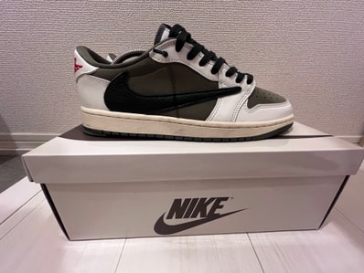 Travis Scott × Nike Air Jordan 1 Low OG SP "Reverse Olive"