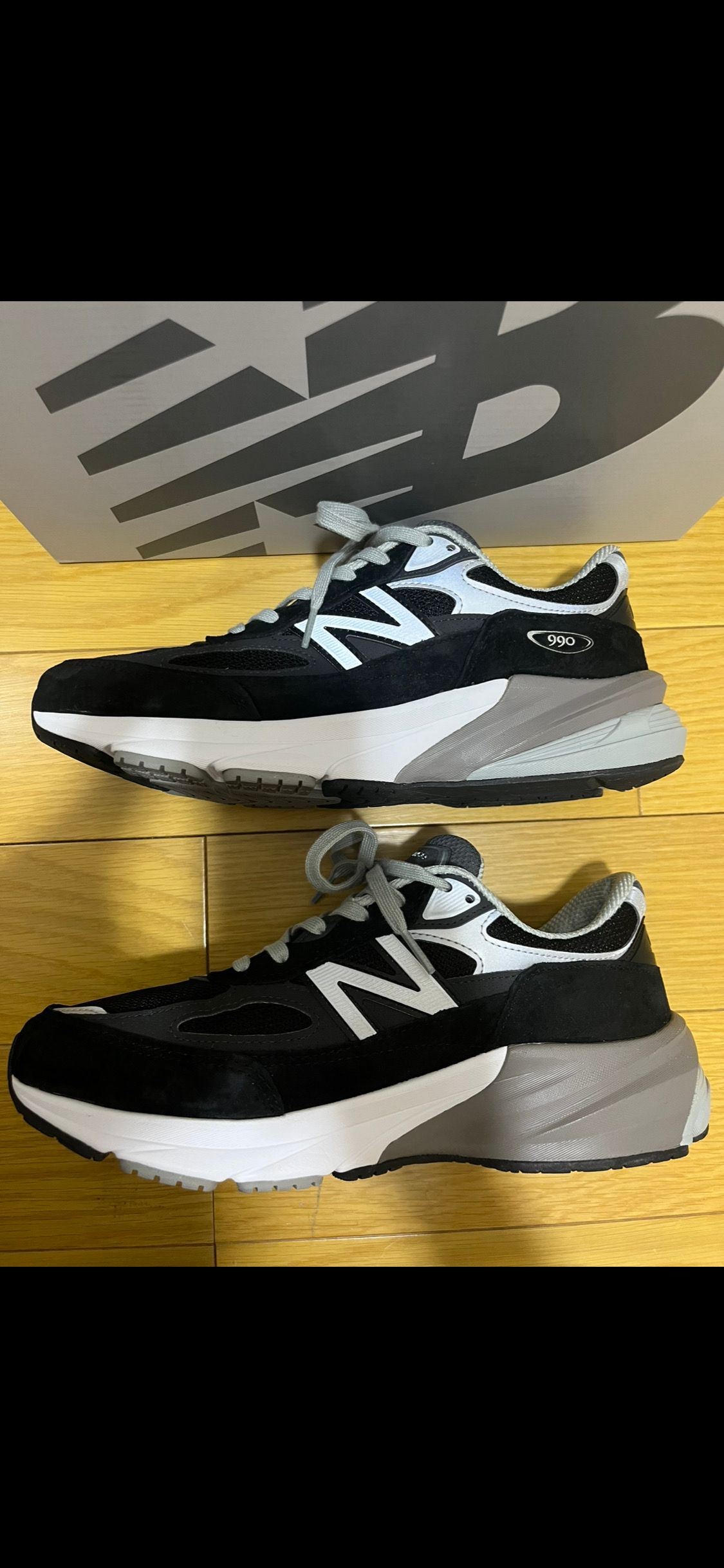 New Balance 990V6 "Black" (Heel NB Logo)