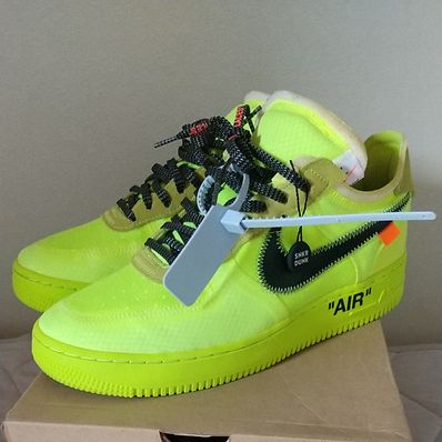 Off-White × Nike Air Force 1 Low "Volt"