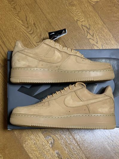 Supreme × Nike Air Force 1 Low "Flax/Wheat"