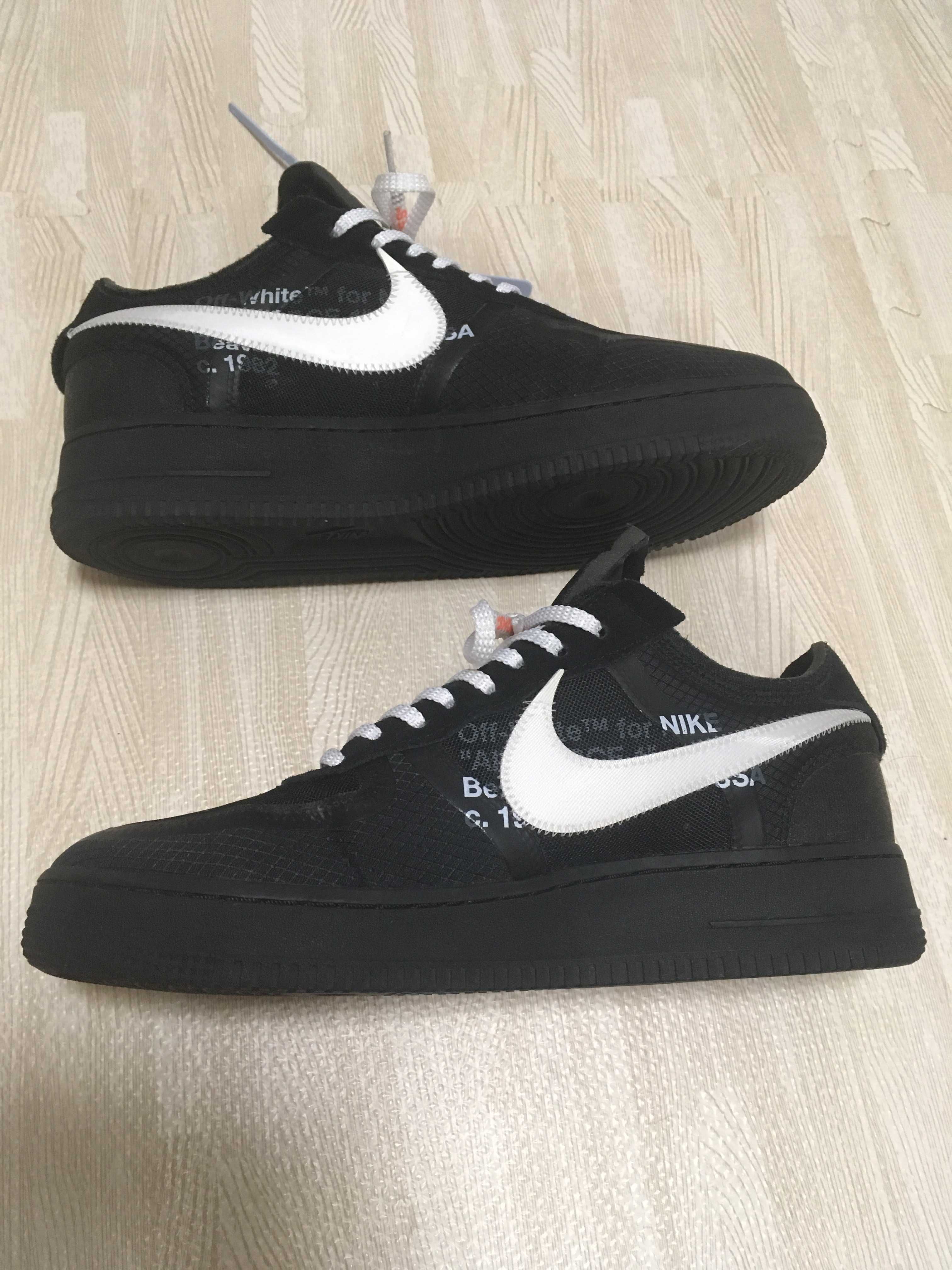 Off-White × Nike Air Force 1 Low "Black"