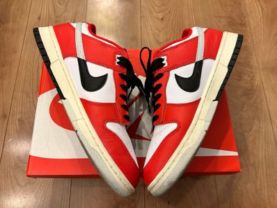 Nike Dunk Low Retro PRM "Chicago Split"