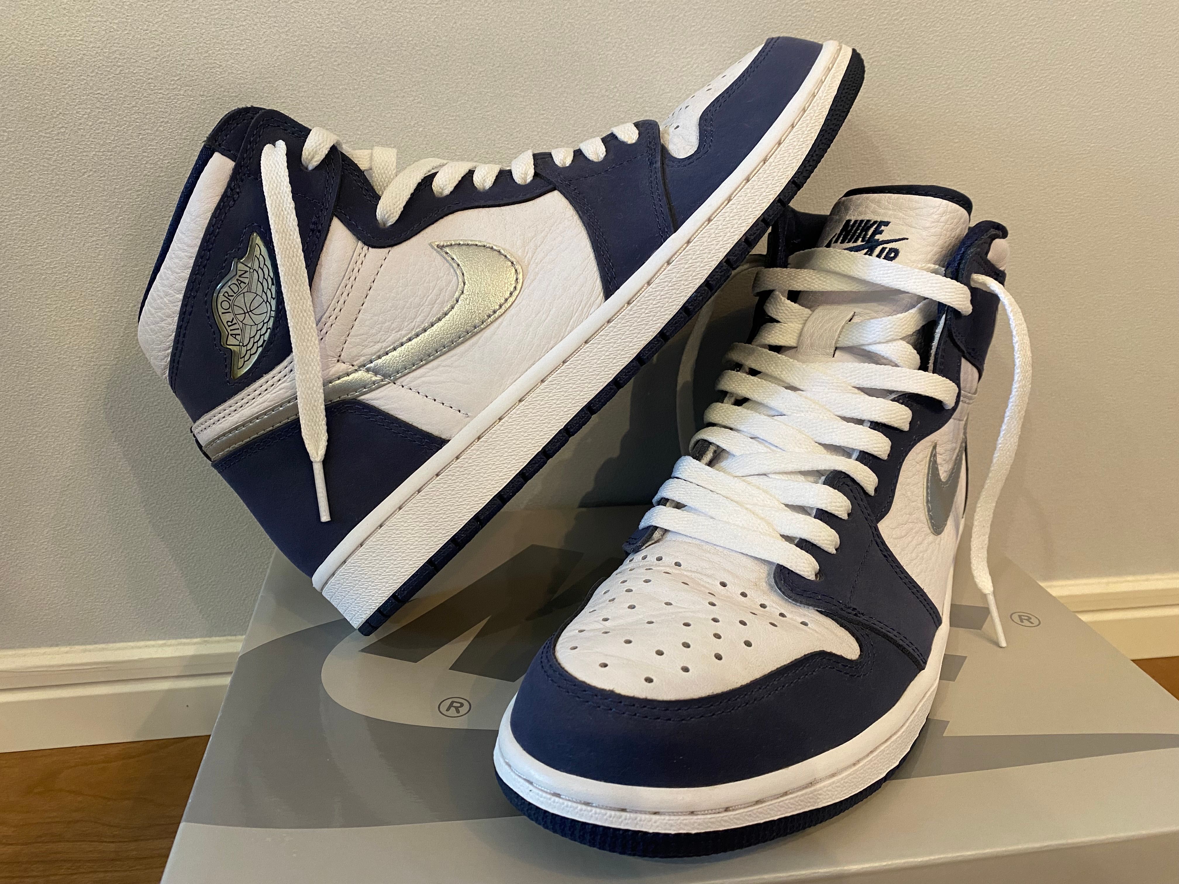 Nike Air Jordan 1 High OG CO.JP "White/Midnight Navy" (2020)(ブリーフケースなし)