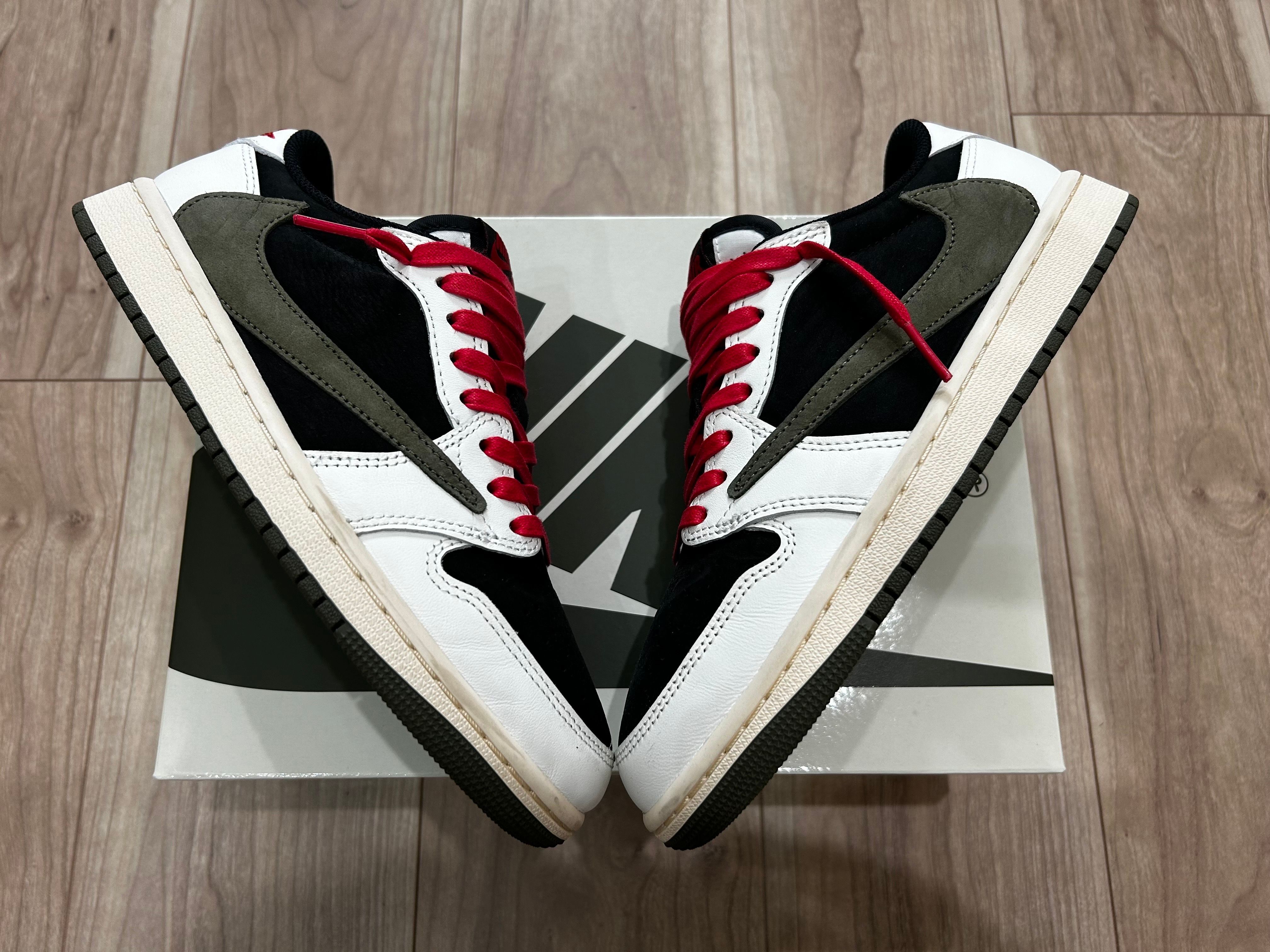 Travis Scott × Nike Women's Air Jordan 1 Low OG "Medium Olive"