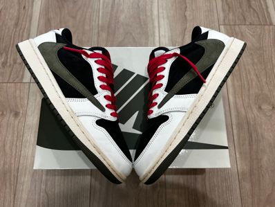 Travis Scott × Nike Women's Air Jordan 1 Low OG "Medium Olive"