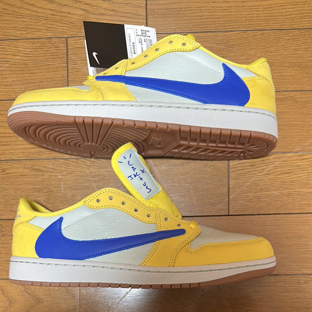 Travis Scott × Nike Women's Air Jordan 1 Retro Low OG "Canary"