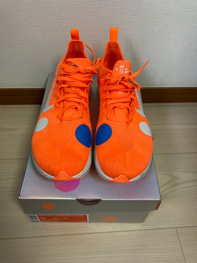 Off-White × Nike Zoom Fly Mercurial Flyknit "Total Orange/White/Volt"