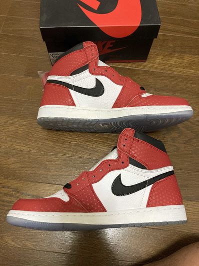 Spiderman × Nike Air Jordan 1 Origin Story "Gym Red/White/Photo Blue/Black"