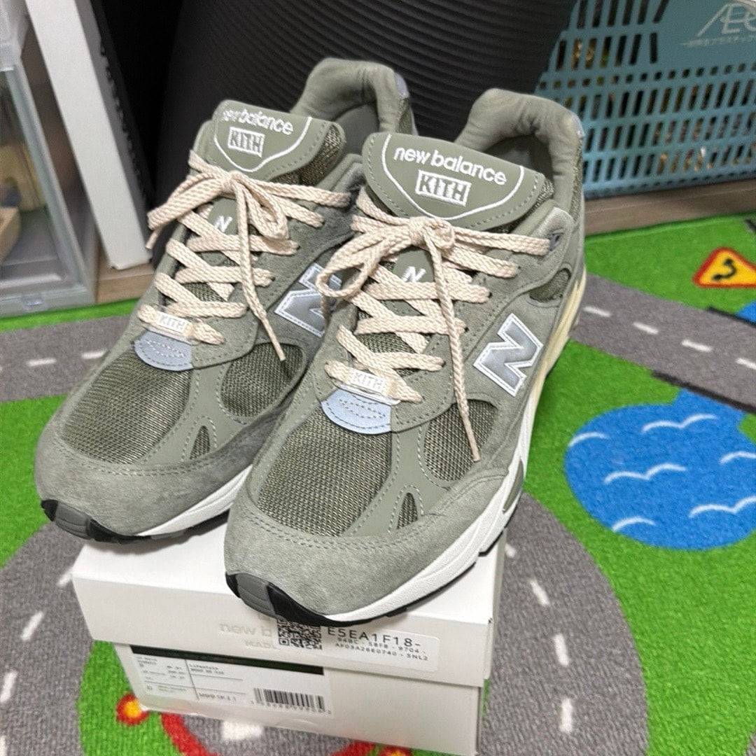 KITH 101 × New Balance 991 "Vetiver"
