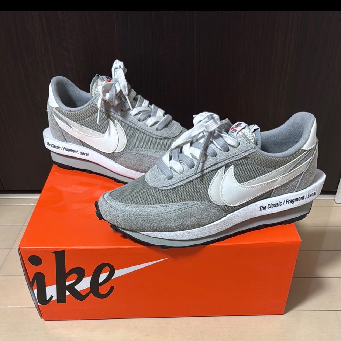 Fragment × sacai × Nike LD Waffle "Light Smoke Grey"