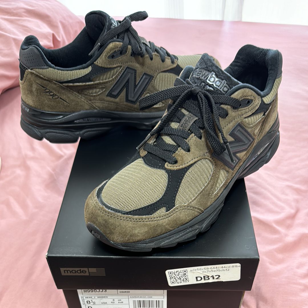 JJJJound × New Balance 990V3 "Slate Black"