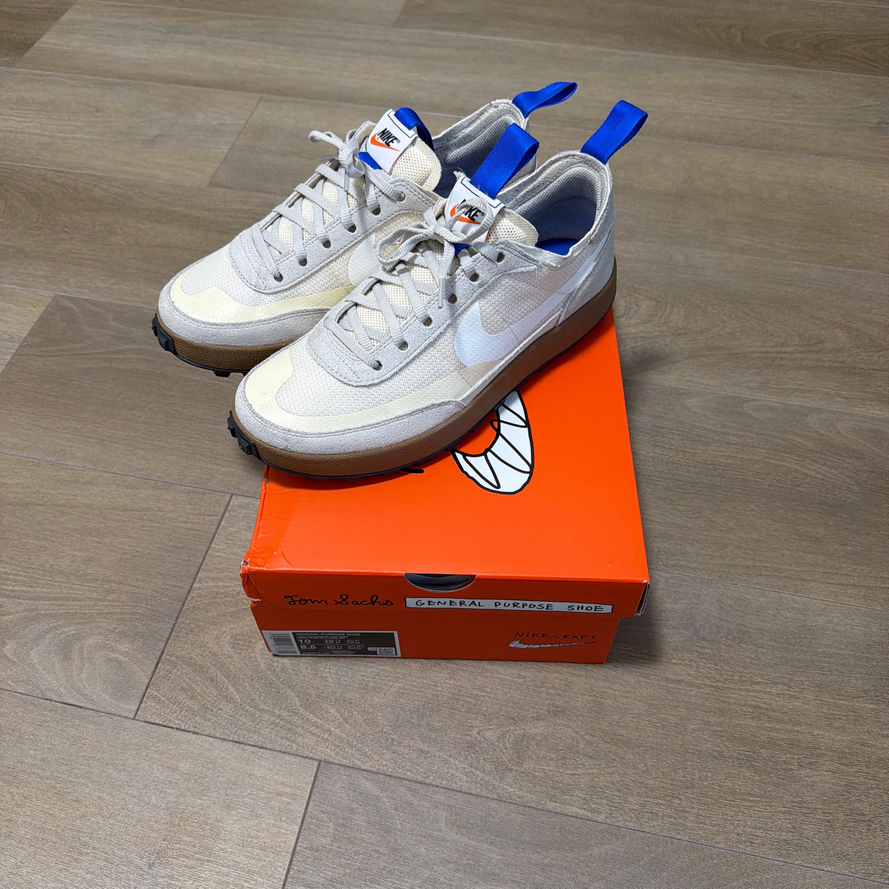 Tom Sachs × NikeCraft Women's General Purpose Shoe "Beige"